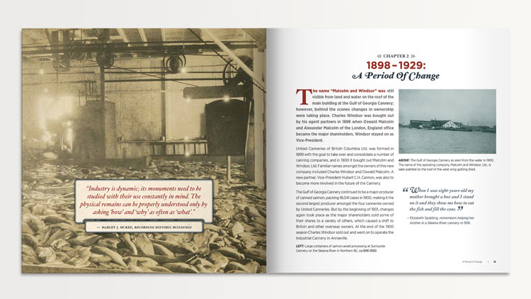 Gulf of Georgia Cannery History Book
