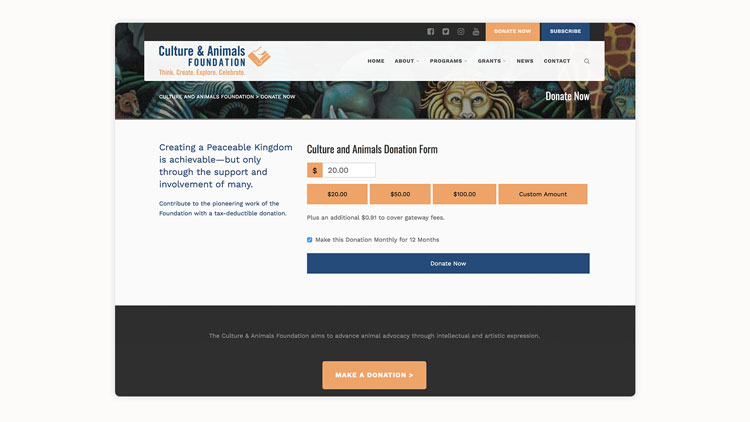 Culture and Animals Foundation